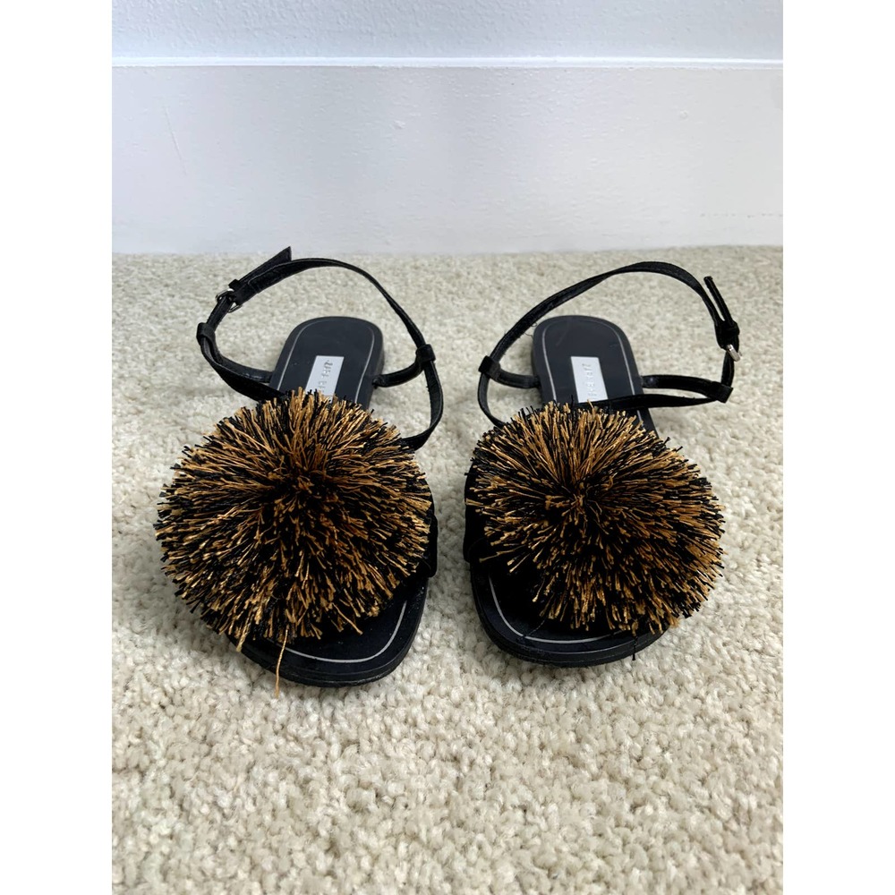 Zara Pom Pom Sandals